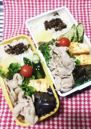 パパ弁&ママ弁♡豚肉の鶏ガラ炒め2/17-レシピのメイン写真