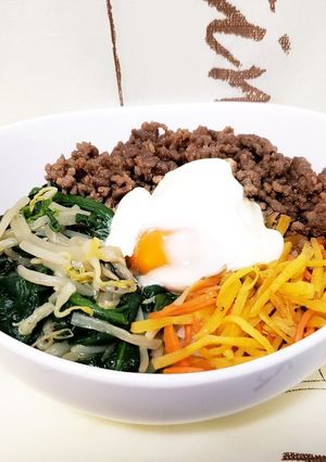 簡単♡見た目も綺麗色あざやかビビンバ丼♪-レシピのメイン写真