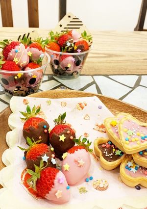 イチゴチョコとちょこっとタルト-レシピのメイン写真