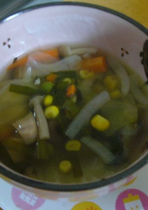 冷蔵庫のお掃除？！余り野菜スープ-レシピのメイン写真
