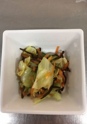 おかか塩昆布和え　キャベツときゅうり-レシピのメイン写真