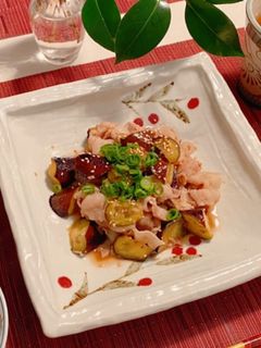 簡単★茄子と豚バラのポン酢炒め-レシピのメイン写真