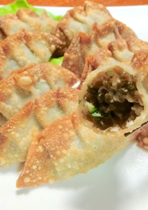 もずくたっぷり揚げ餃子-レシピのメイン写真