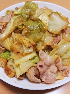 ポンの豚バラキャベ炒め-レシピのメイン写真