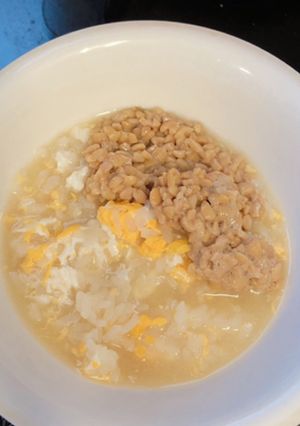 体調悪い時などに！納豆雑炊★-レシピのメイン写真