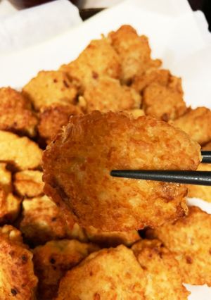 鶏挽肉と大豆ミンチのナゲット-レシピのメイン写真