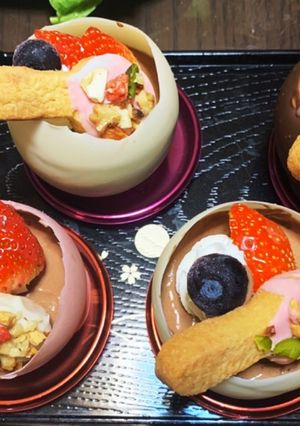 全部食べれちゃう♡チョコカップinムース-レシピのメイン写真