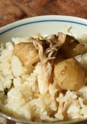ご飯の糖質オフ♪『菊芋の炊き込みご飯』-レシピのメイン写真