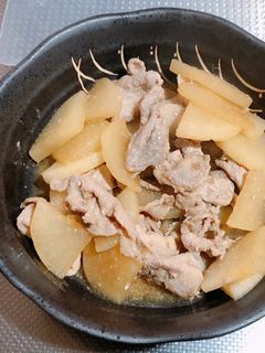 大根と豚肉の味噌煮-レシピのメイン写真