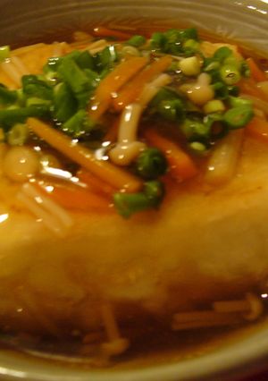 揚げない『揚げだし豆腐の野菜あんかけ』-レシピのメイン写真