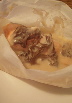 レンジで簡単☆鮭の舞茸ソース-レシピのメイン写真