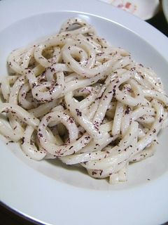 釜揚げゆかりマヨうどん♡-レシピのメイン写真