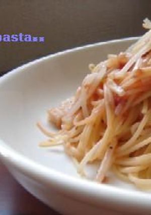 夏は梅でパスタ♪-レシピのメイン写真