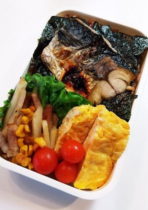 お弁当(1/18)塩鯖-レシピのメイン写真