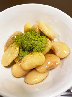 超絶簡単おやつ☆抹茶甘納豆風-レシピのメイン写真