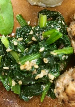 ほうれん草のごま和え-レシピのメイン写真
