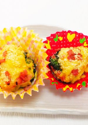 ブロッコリーとベーコンのグラタン風-レシピのメイン写真