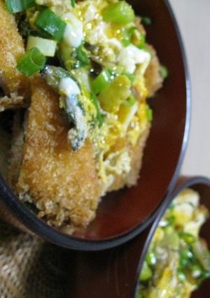 ささみと大葉のフライで☆親子丼-レシピのメイン写真