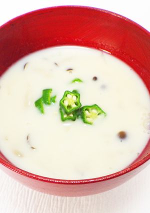 冷やし豆乳味噌汁-レシピのメイン写真
