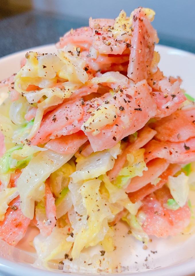デパ地下風☆白菜とベーコンの洋風サラダ-レシピのメイン写真