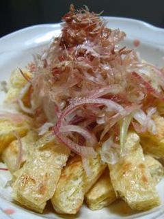 簡単おつまみ☆焼き油揚げ♪~-レシピのメイン写真