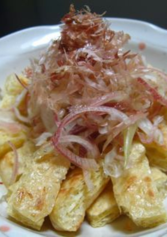 簡単おつまみ☆焼き油揚げ♪～-レシピのメイン写真