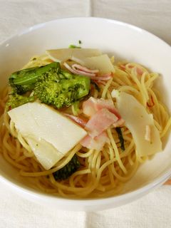 たけのこのガーリックパスタ-レシピのメイン写真