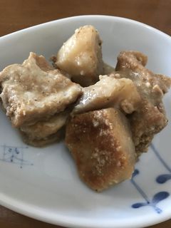 里芋と厚揚げの胡麻味噌煮-レシピのメイン写真