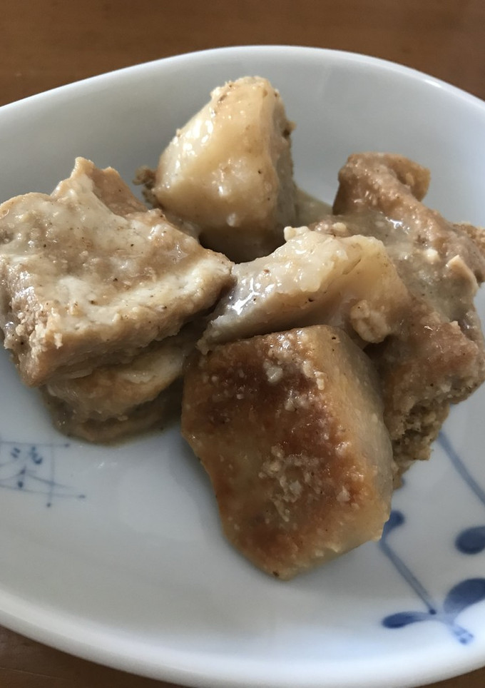 里芋と厚揚げの胡麻味噌煮-レシピのメイン写真