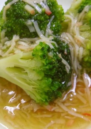 【病院】ブロッコリーかにあんかけ【給食】-レシピのメイン写真