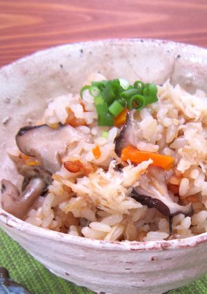 ホタテの炊き込みご飯-レシピのメイン写真