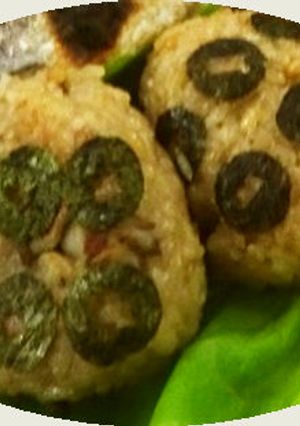 3種類のきのこの炊き込み焼きおにぎり-レシピのメイン写真