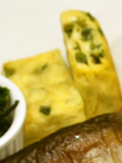 野沢菜の卵焼き-レシピのメイン写真