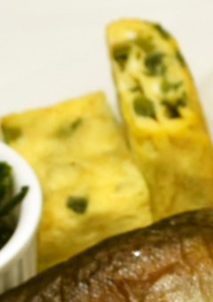 野沢菜の卵焼き-レシピのメイン写真