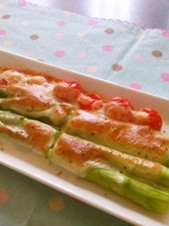 ベジ♪アスパラガスのチーズ焼き-レシピのメイン写真