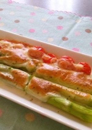 ベジ♪アスパラガスのチーズ焼き-レシピのメイン写真