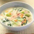 ホワイトソースいらず!小松菜のクリーム煮