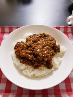 キノコでかさましドライカレー-レシピのメイン写真