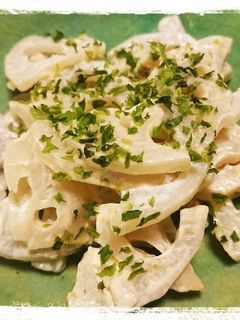 れんこんの正油マヨネーズ炒め-レシピのメイン写真
