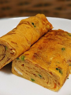 朝食にお弁当に なめ茸入り卵焼き-レシピのメイン写真