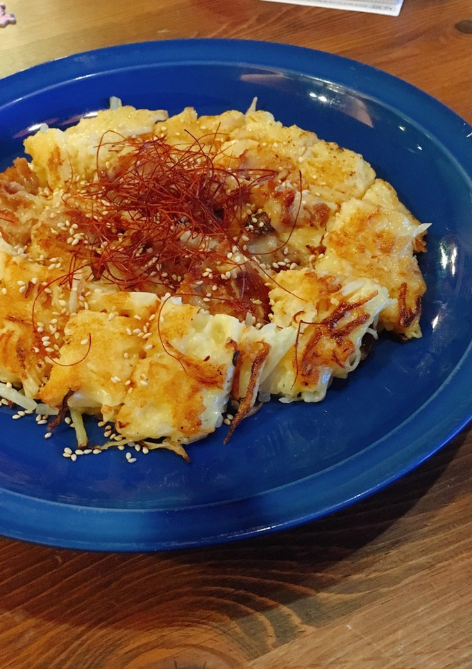 大根の皮レシピ⑥素麺とモヤシの簡単チヂミ-レシピのメイン写真