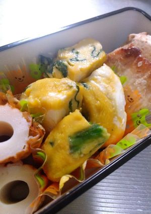 お弁当に！卵１つのレンジでオムレツ-レシピのメイン写真