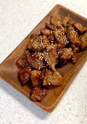 韓国家庭料理 豚肉の甘辛炒め-レシピのメイン写真