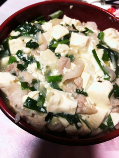 ニラと豆腐のあんかけ丼-レシピのメイン写真