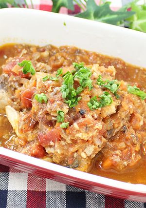 簡単イタリアン＊さば缶でトマト煮-レシピのメイン写真