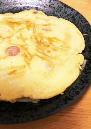 ズボラ飯！簡単チヂミ！-レシピのメイン写真