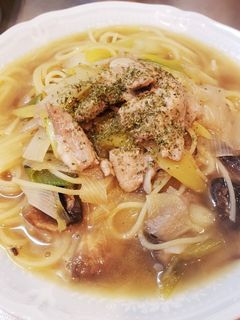 バラネギ☆マッシュルームの柚子胡椒パスタ-レシピのメイン写真