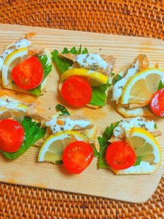 鯖フィレのカナッペ-レシピのメイン写真