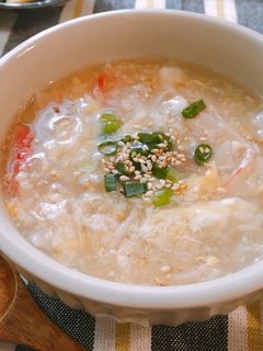 包丁不要!簡単♡かに玉とろみスープ-レシピのメイン写真
