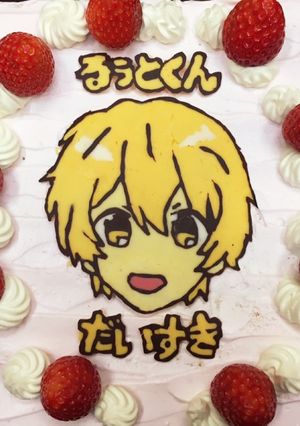 すとぷりるぅとくんデコレーションケーキ-レシピのメイン写真